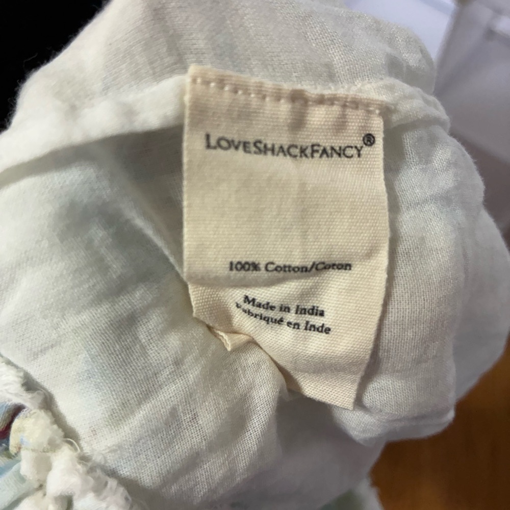 LOVESHACKFANCY Audrina Cut-Out Minidress Blue Small - Picture 10 of 10